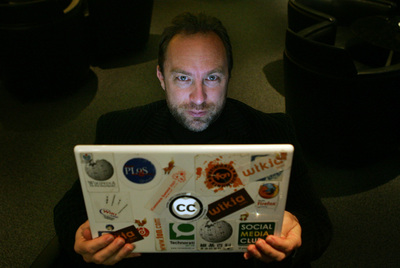 Jimmy Wales, cofundador de Wikipedia: uno de los promotores del boicot a la nueva  ley Sinde  estadounidense.