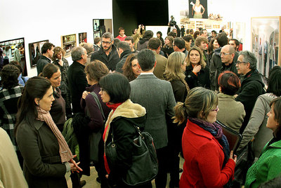 Concentración de homenaje a la sala Parpalló por su cierre en el convento de la Trinidad, en diciembre de 2010.