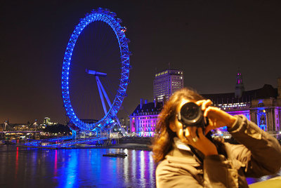 La noria London Eye de Londres.