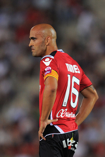 Nunes, en un partido con el Mallorca.