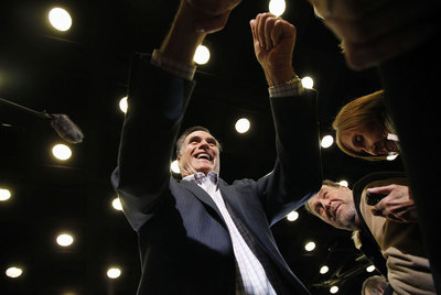 El candidato republicano Mitt Romney hace campaña en Carolina del Sur.