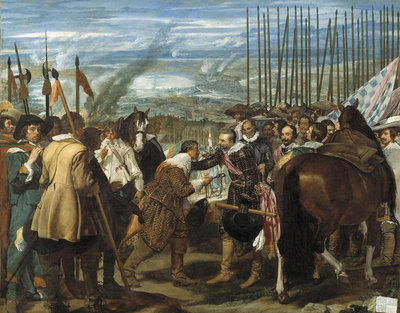  La rendición de Breda , de Velázquez, reproduce un episodio clave en la larga guerra para impedir   la independencia de los Países Bajos