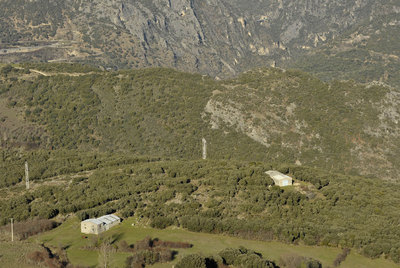 Vista de la sierra de la Enciña da Lastra, donde la Xunta ha decidido tramitar un viejo derecho minero.