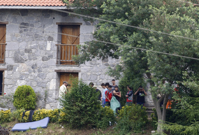 Residentes en el centro tutelar de menores de Deba, en Gipuzkoa.