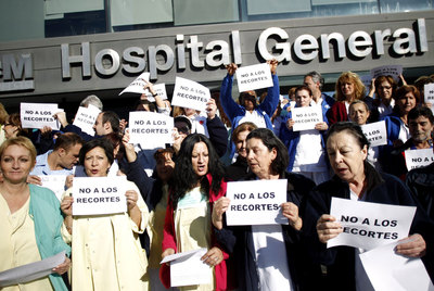 NUEVA PROTESTA POR LOS RECORTES