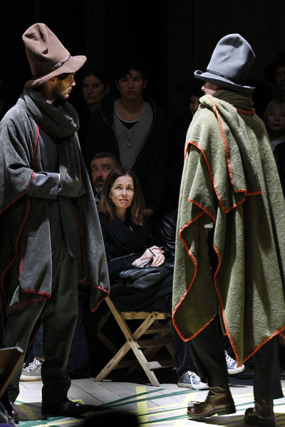 Desfile de Yohji Yamamoto.