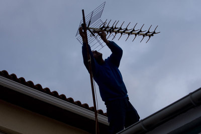 La implantación de la TDT obligó a reorientar las antenas.
