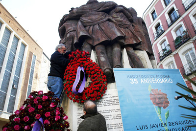 Madrid evoca a los abogados de Atocha 35 años después de su asesinato