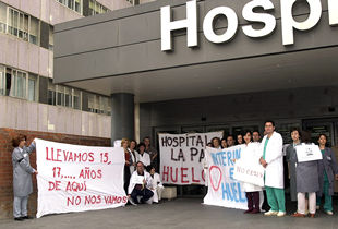 Los médicos interinos suspenden temporalmente la huelga