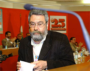 Imagen del secretario general de la UGT, Cándido Méndez,