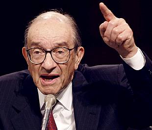 Greenspan lanza un mensaje de optimismo en medio del desplome bursátil