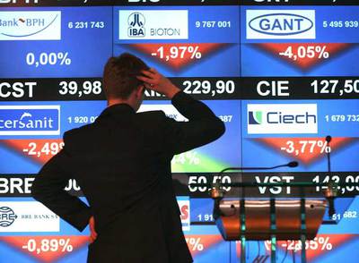 Las bolsas europeas cierran una jornada de vértigo con fuertes pérdidas