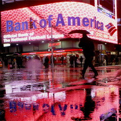 Sede de Bank of America en la neoyorquina plaza de Times Square.