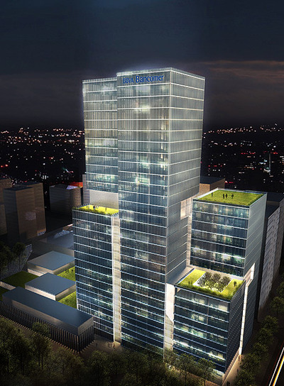 El BBVA invertirá 900 millones de dólares en la nueva sede de su filial mexicana