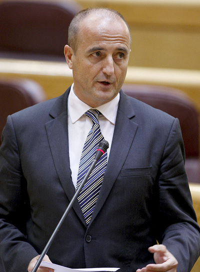 El ministro de Industria, MIguel Sebastián, durante su intervención este martes en la sesión de control al Gobierno.