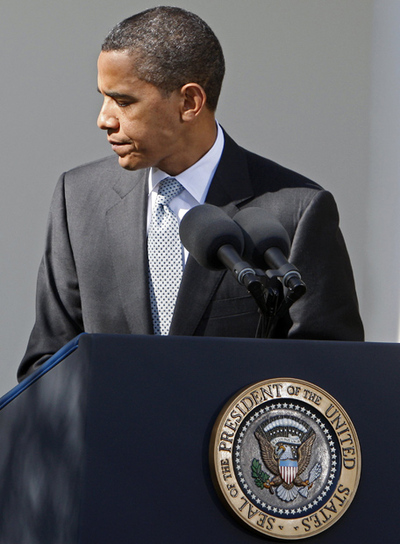 El presidente de EE UU, Barack Obama, ha reflexionado este viernes sobre el dato del paro desde los jardines de la Casa Blanca.