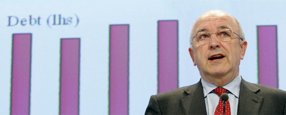 El comisario de Economía de la UE, Joaquín Almunia.