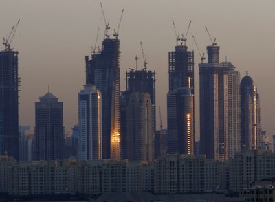 Algunos de los extravagantes proyectos inmobiliarios en Dubai han sido interrumpidos.
