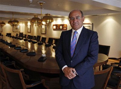 El presidente de la Confederación Española de Organizaciones Empresariales, Gerardo Díaz Ferrán.