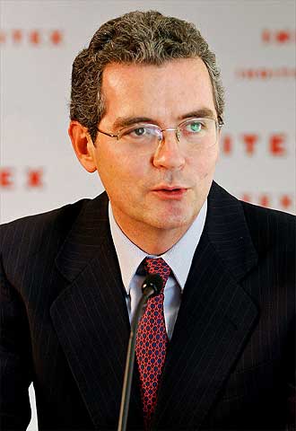 Pablo Isla, vicepresidente y consejero delegado de Inditex, durante la presentación de los resultados