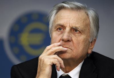 El presidente del BCE, Jean-Claude Trichet, durante la rueda de prensa del pasado jueves.