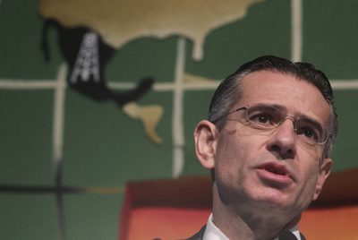 Juan José Suárez Coppel, director general de Pemex, en un acto de junio pasado.
