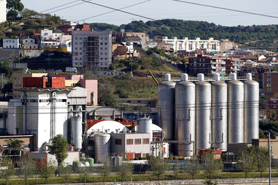 Fábrica de Damm en Santa Coloma de Gramanet (Barcelona).