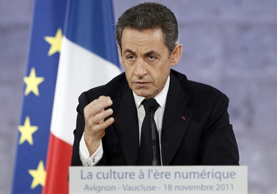 El presidente francés, Nicolas Sarkozy, en un acto en Avignon la semana pasada.