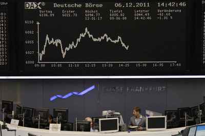 Una imagen de la Bolsa de Fráncfort.