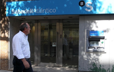 Una oficina del Sabadell.