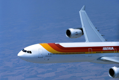 Imagen de archivo de un avión de Iberia.