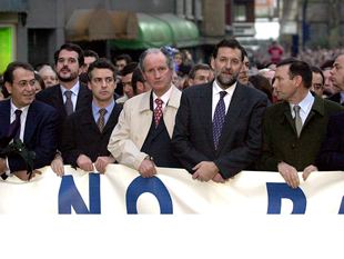 Los partidos democráticos marcharán hoy juntos contra ETA en Portugalete