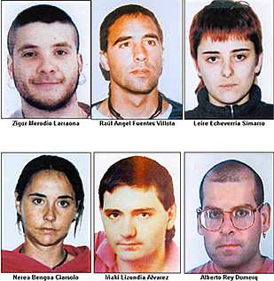 Interior distribuye las fotografías de seis etarras y pide la colaboración ciudadana