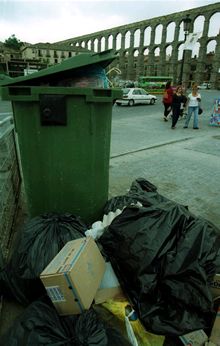 La Junta de Castilla y León asume la recogida de basura en Segovia por razones sanitarias