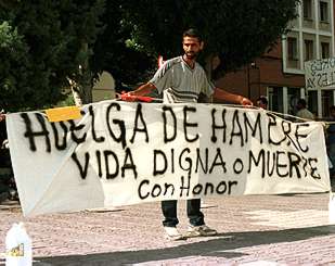 Los inmigrantes de Las Pedroñeras inician una huelga de hambre