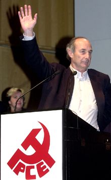Frutos, reelegido secretario general del PCE con el 79% de los apoyos