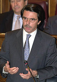 Aznar reitera en el Congreso las disculpas por el bulo de Marruecos
