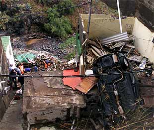 Se elevan a seis los muertos por las lluvias torrenciales en Tenerife