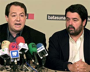 Batasuna dice que las detenciones de ayer son "caldo de cultivo" para su ilegalización