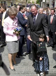 El Rey alaba en Teruel la "fortaleza de sus habitantes" ante el "presente difícil"