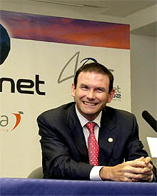 El  lehendakari  Juan José Ibarretxe en un acto conmemorativo.