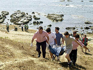 Hallados en las costas de Tarifa los cadáveres de 13 inmigrantes