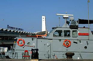 Imagen de la patrullera  Conejera , que ha reforzado la vigilancia hoy en las Chafarinas.