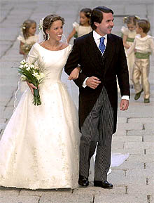 Ana Aznar se casa con Alejandro Agag en El Escorial