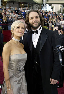 La feliz pareja, en la última ceremonia de los oscars.