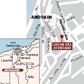 El jefe de la policía local de Andoain muere en el hospital tras ser tiroteado por ETA