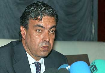 El presidente la Asociación de Familiares, Carlos Ripollés, en una rueda de prensa el pasado día 25.