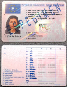 El nuevo carné de conducir: como una tarjeta de crédito
