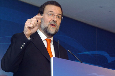 El presidente del Partido Popular comparece en la sede del PP.