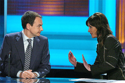 Rodríguez Zapatero durante su interveción en '59 segundos'